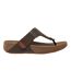 Mens Trakk Ii Leather Sliders Chocolate Brown FitFlop-1