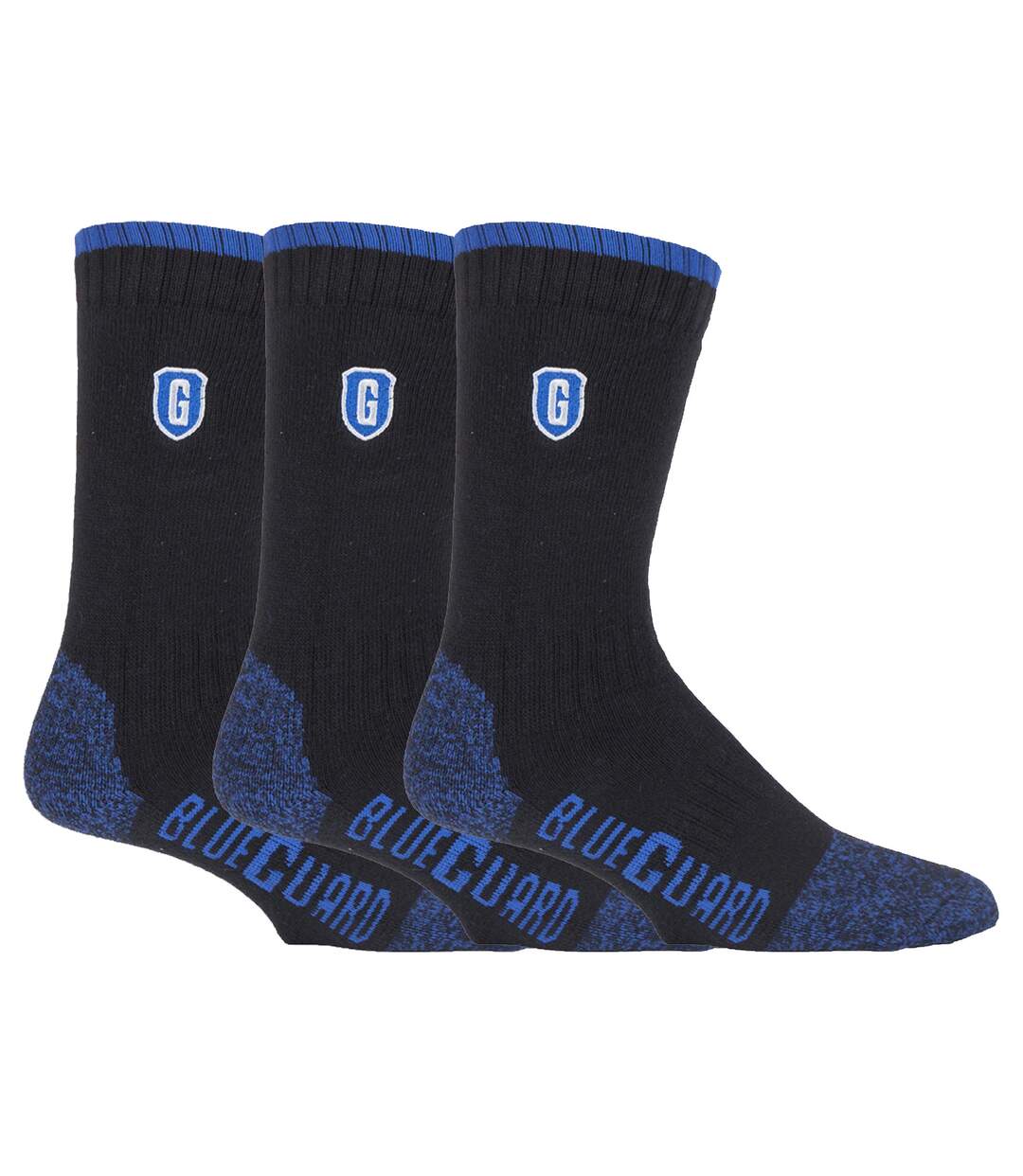 Blueguard - 3 Pair Multipack Ultra Durable Work Socks for Steel Toe Boots | Mens & Womens Long Lasting Heavy Duty Socks-1