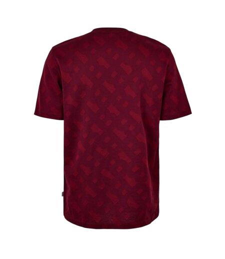 T-shirt Motif/style Monogramme Homme Rouge Foncé Boss