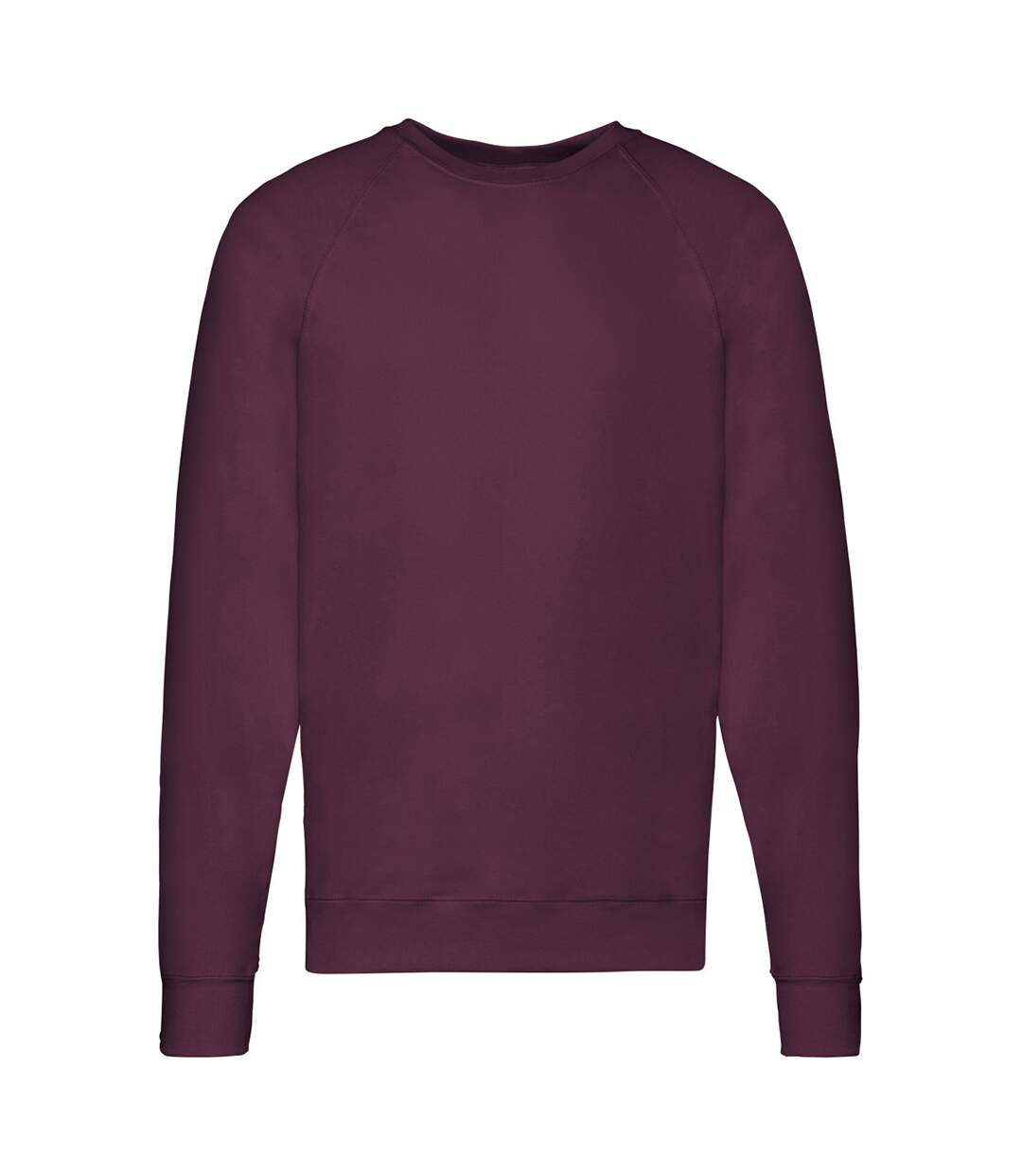 Sweatshirt léger homme bordeaux Fruit of the Loom-2