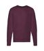 Fruit Of The Loom Mens Lightweight Raglan Sweatshirt (240 GSM) (Burgundy) - UTBC2653