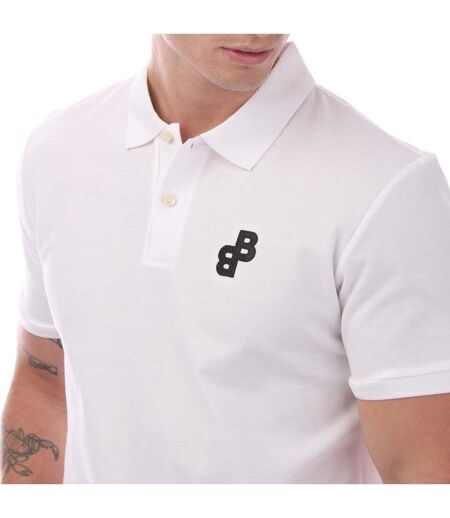 Polo Parlay Homme Blanc Hugo Boss