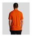 Polo Uni Homme Orange Lyle & Scott-3