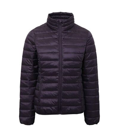 2786 Womens/Ladies Terrain Long Sleeves Padded Jacket (Aubergine) - UTRW6283