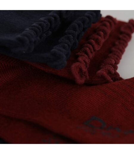 Lot de 2 paires de chaussettes coton Modal