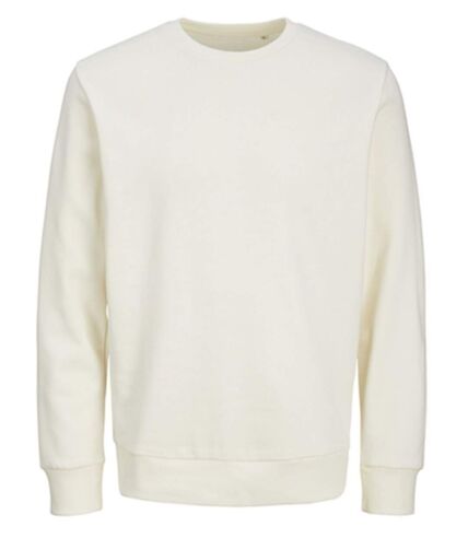 Sweat col rond - JACK&JONES - Unisexe - JJ3900 - blanc cassé