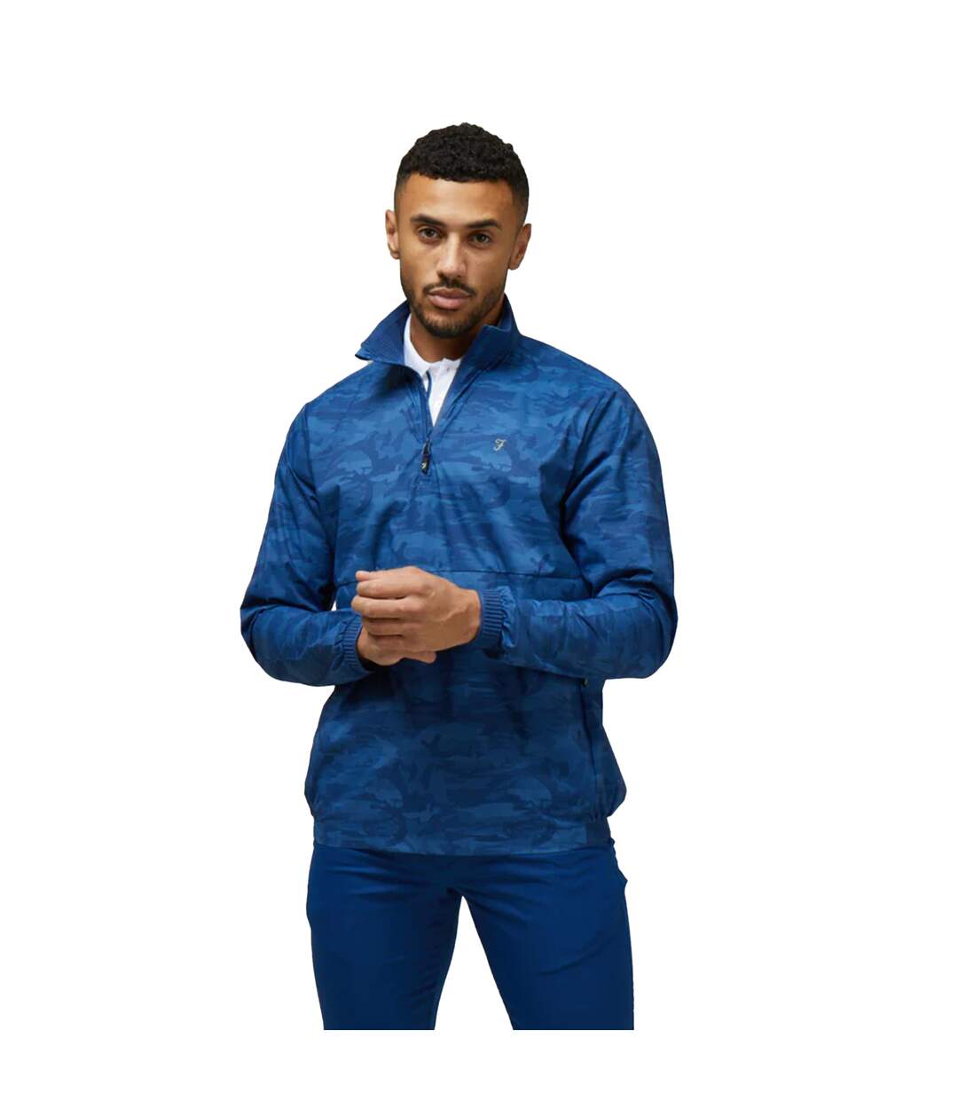 Veste parker homme bleu Farah-4