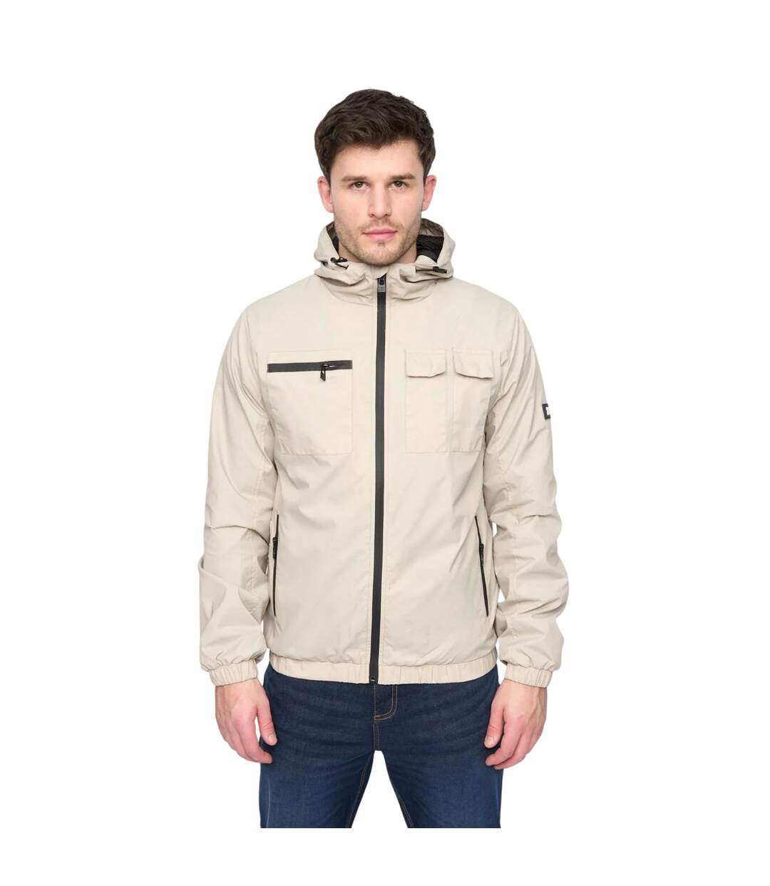 Mens trentbridge lightweight jacket light stone Duck and Cover-1