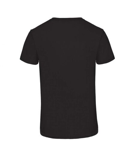 T-shirt Triblend À Manches Courtes Noir B&C Mens Favourite
