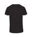 T-shirt Triblend À Manches Courtes Noir B&C Mens Favourite-2