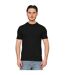 Unisex adult muscles combed ringspun cotton t-shirt black Casual Classics-3