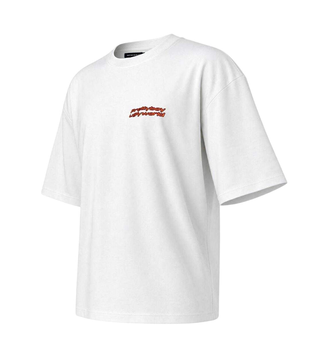 T-shirt Bitcoin Relaxed Fit Pour Hommes Blanc Pretty Boy Ugly World-3