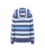 Sweat Motif/style Rayé Femme Bleu Hivernal Lazy Jacks-2