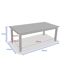 Table de jardin extensible en aluminium effet bois 12 places ALLURE - Grège et avoine-3