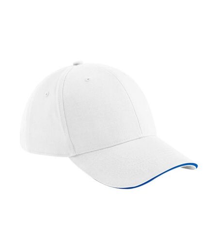 Casquette Athleisure Blanc Bleu Roi Vif Beechfield