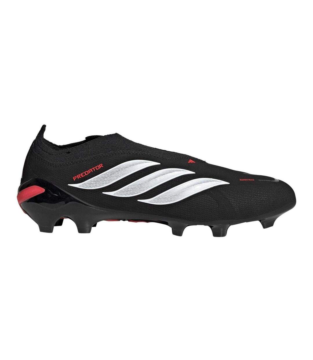 Mens Predator League Firm Ground Football Boots Black Red Adidas-1