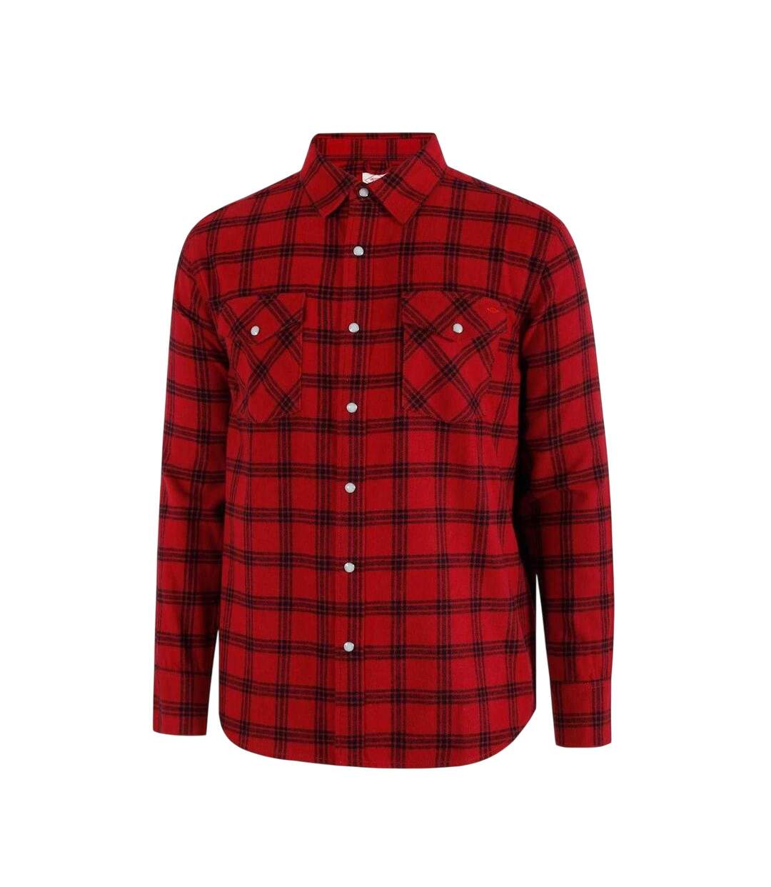 Chemise Manches Longues Motif/style Motif Écossais À Carreaux Homme Rouge Lee Cooper-3