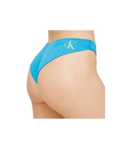 Bas De Maillot De Bain Motif/style Uni Femme Bleu Calvin Klein