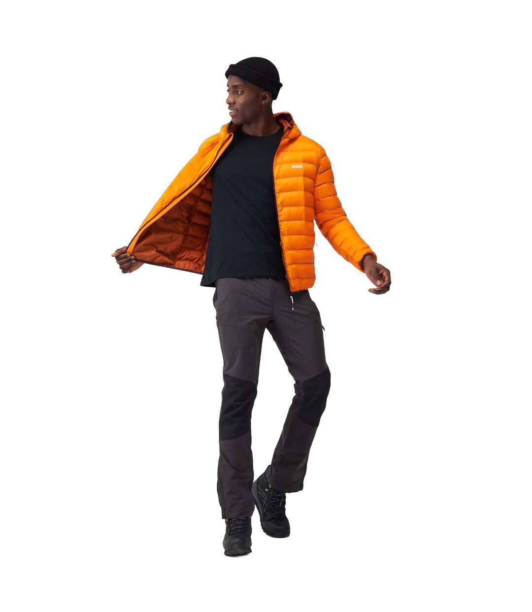 Doudoune Matelassée Marizion Homme Orange Orange Brûlé Regatta-1