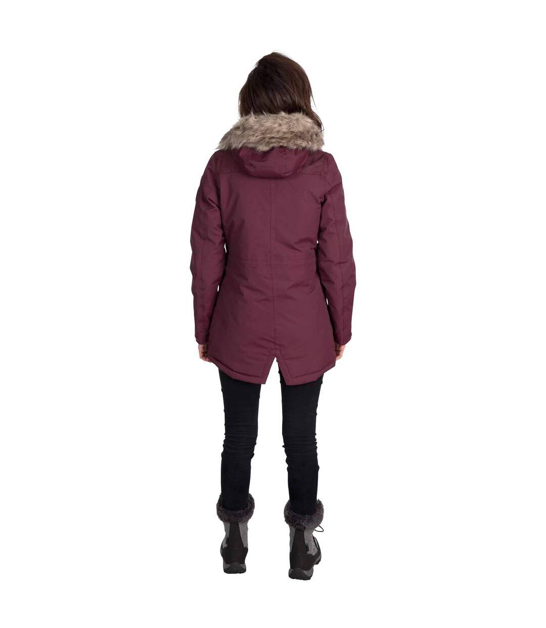 Manteau imperméable rosario femme pourpre Trespass-2