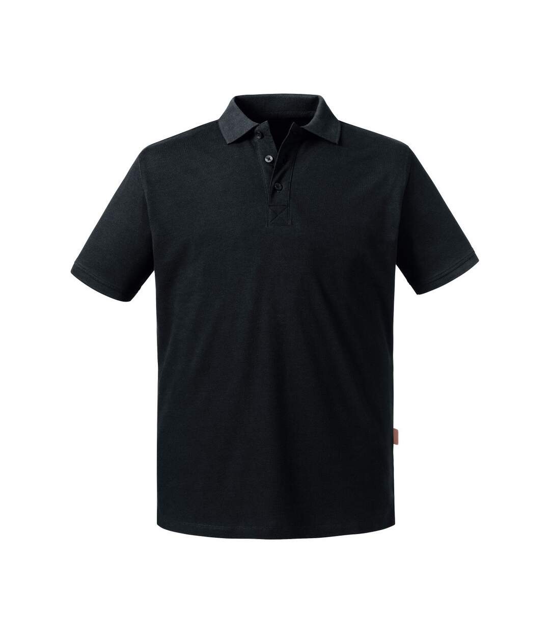 Polo manches courtes homme noir Russell-1