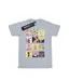 Disney Femme/Ladies - T-shirt boyfriend en coton avec carrés de la Fée Clochette (Gris sportif) - UTBI46466-1