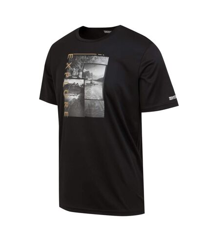 T-shirt fingal explore homme noir Regatta Regatta