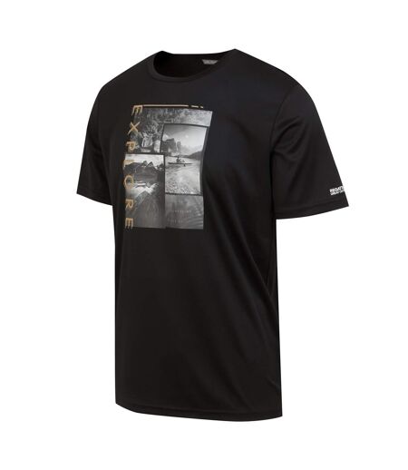 Regatta Mens Fingal VIII Explore T-Shirt (Black)