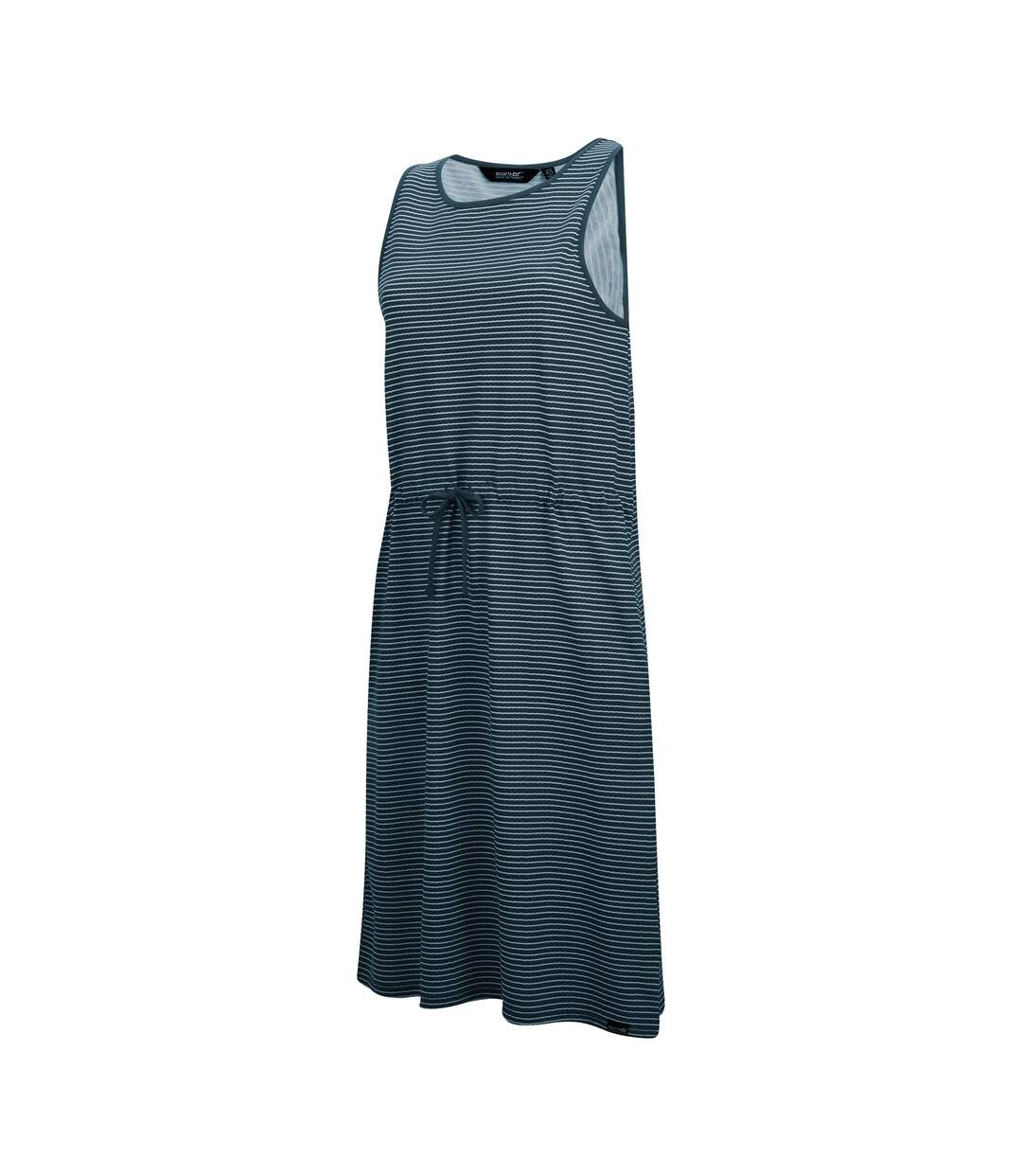 Robe Sans Manches À Taille Ajustable Motif/style À Rayures Amorie Femme Bleu Marine Blanc À Rayures Regatta-4