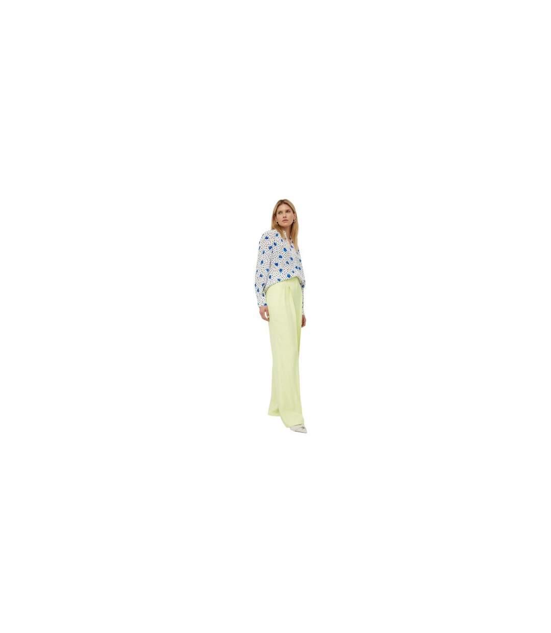 Blouse Manches Longues Motif/style À Pois Femme Beige Boss-1
