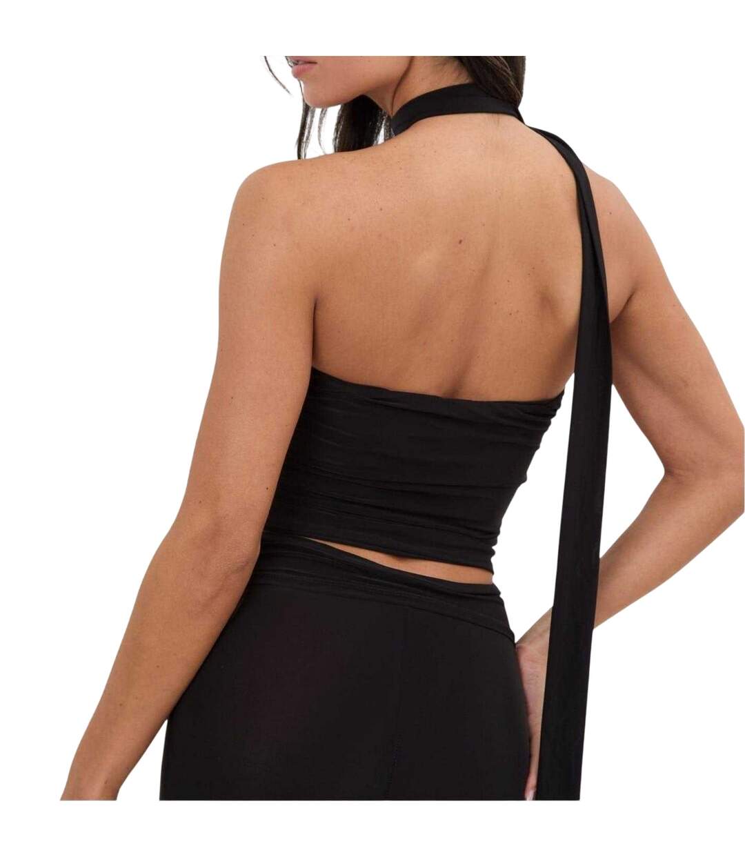 Haut Court 1 Épaule Femme Noir I Saw It First-3