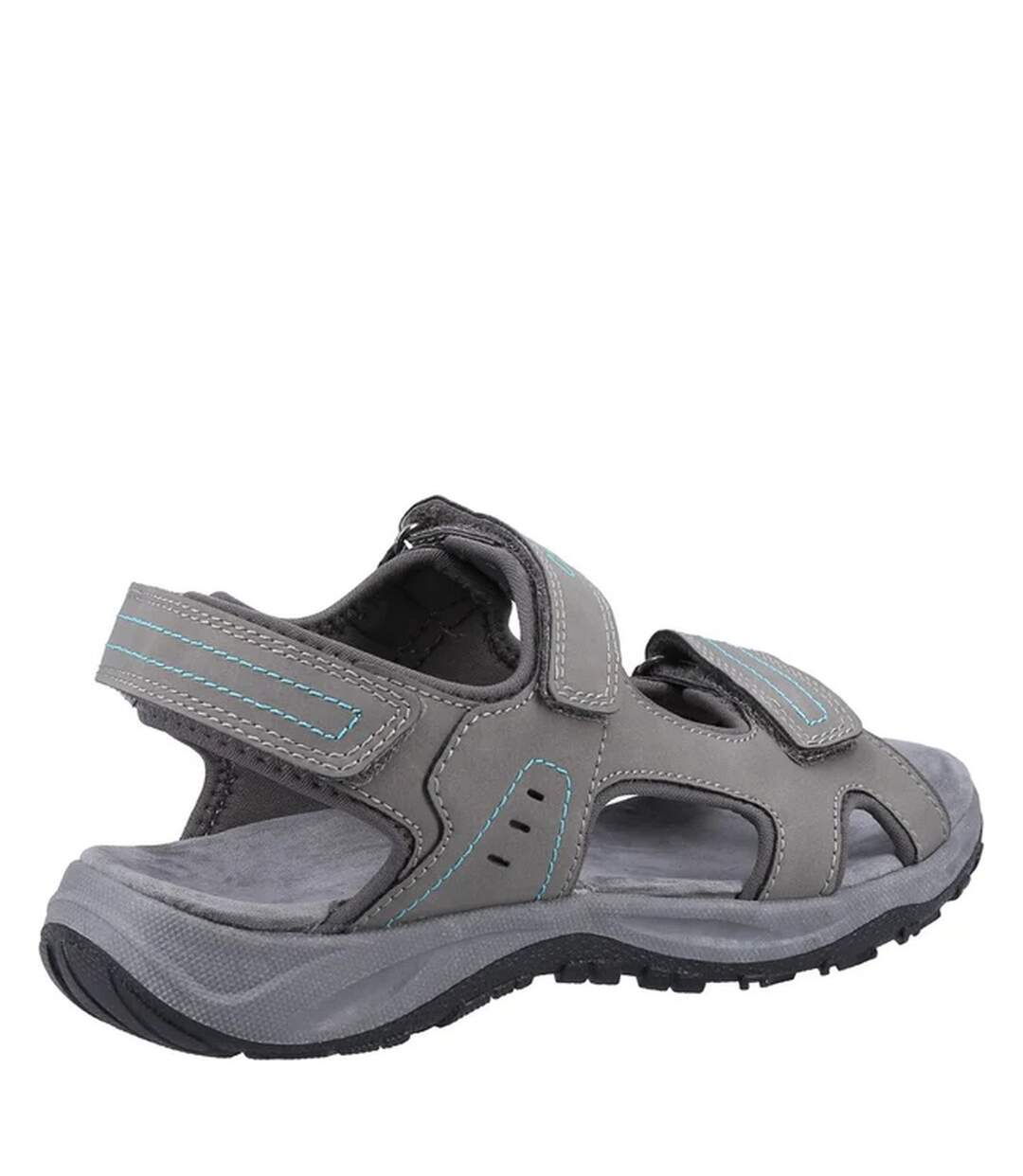 Sandales freshford femme gris / turquoise vif Cotswold