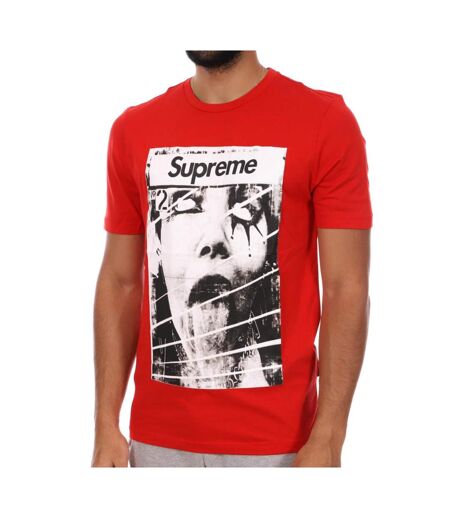 T-shirt Rouge Homme Supreme Grip Magazine - M