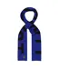Écharpe Motif/style Lettrage Taille Unique Cobalt Foncé Luke-1