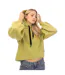 Sweat À Capuche Manches Bouffantes Femme Vert Mousse Levis-4