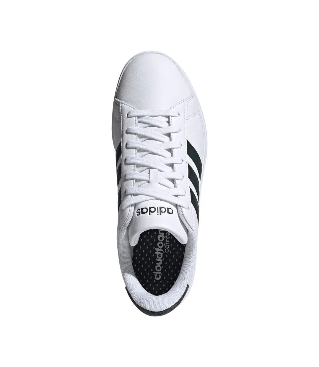 Baskets Grand Court 2.0 Homme Blanc Noir Adidas-4