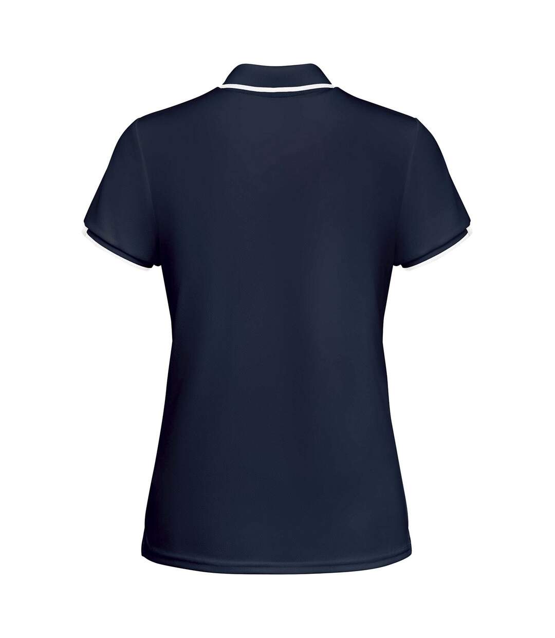 Polo tamil femme bleu marine / blanc Roly-2