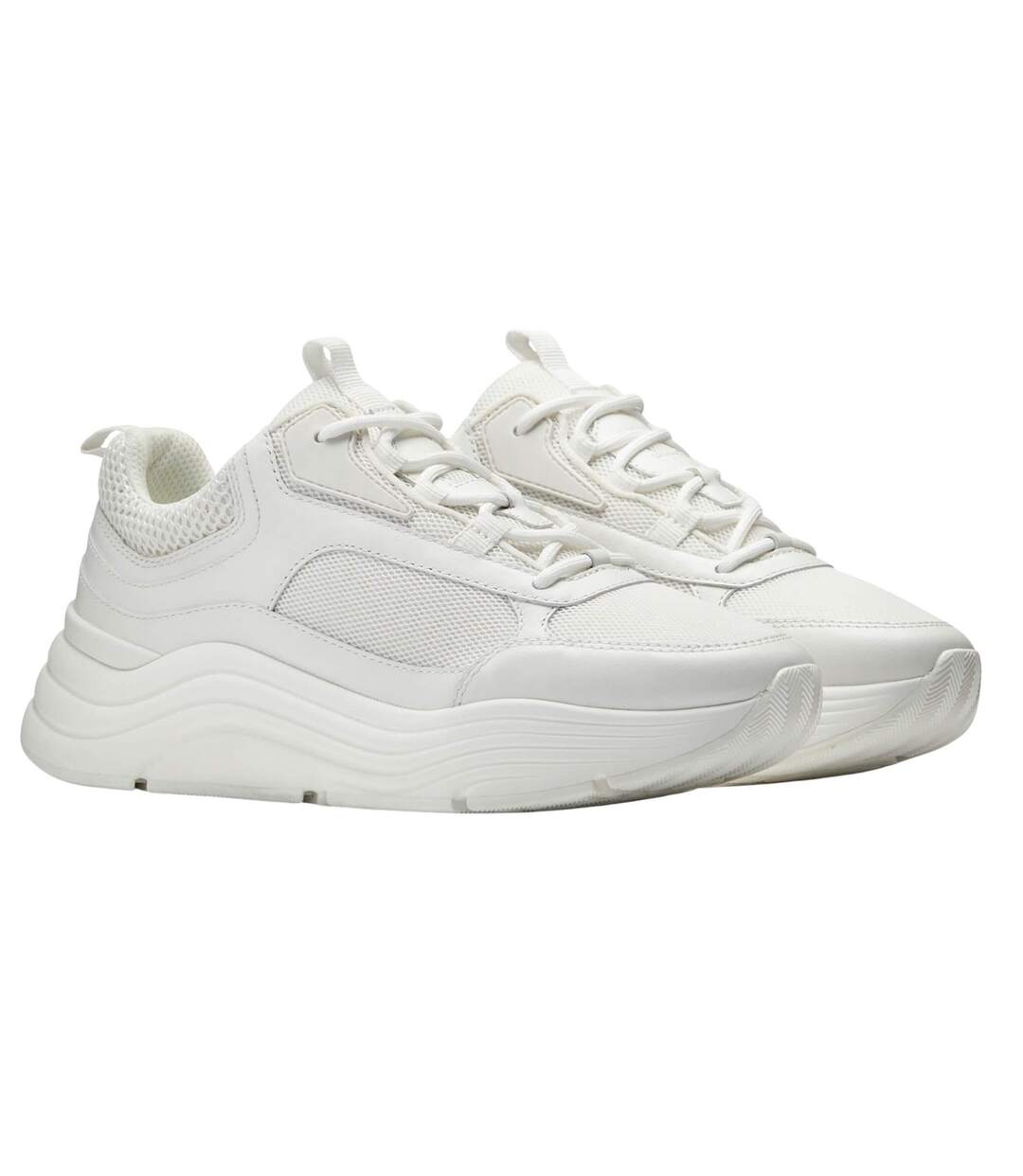Baskets Cyrus Homme Blanc Mallet-1