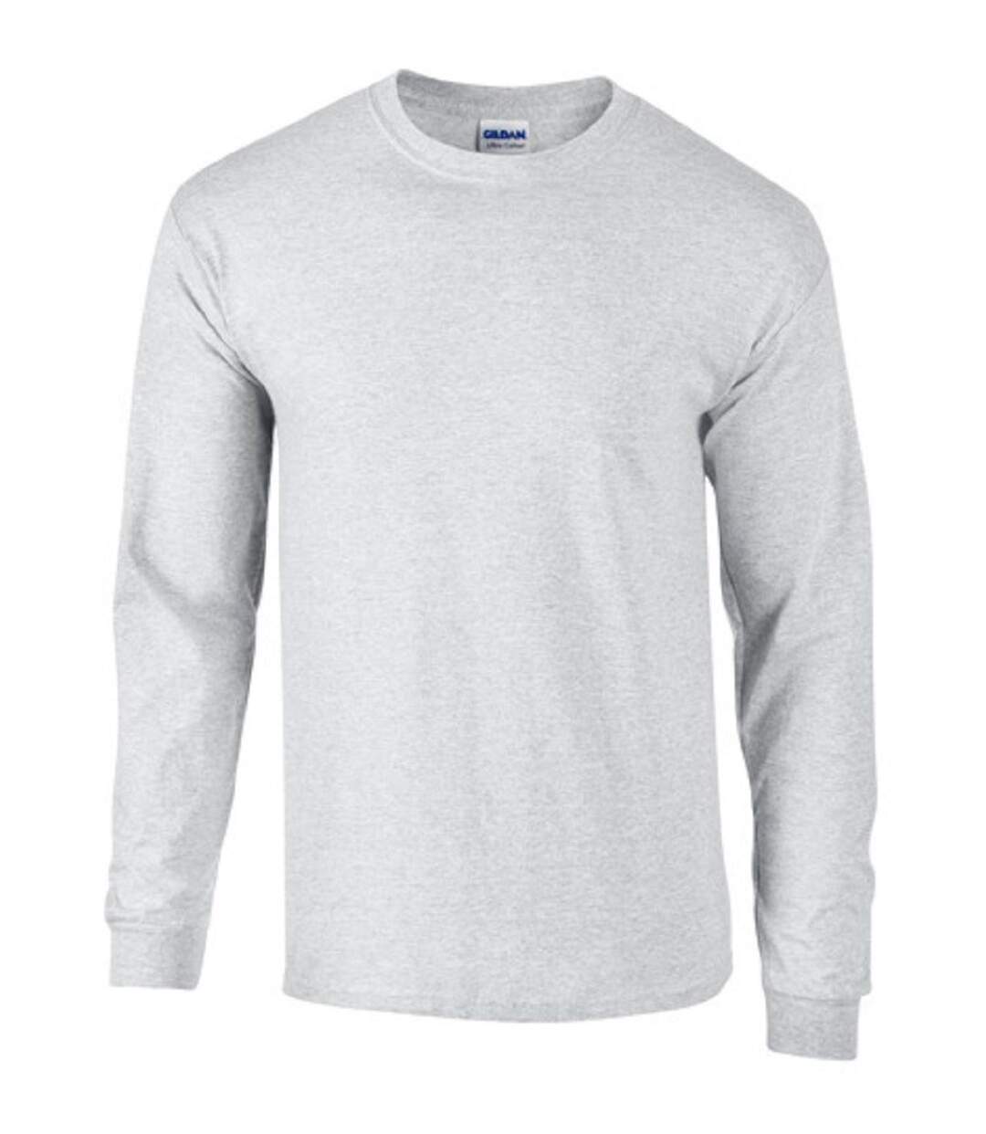 T-shirt manches longues - Homme - 2400 - blanc chiné ash