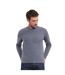 Mens Classic Long-sleeved T-shirt Convoy Grey Russell-1