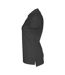 Womens/ladies Pique Lady T-shirt Black Cottover-3