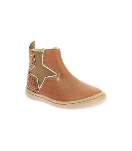 Basket Montante Cuir Enfant Kickers Kick Popstar