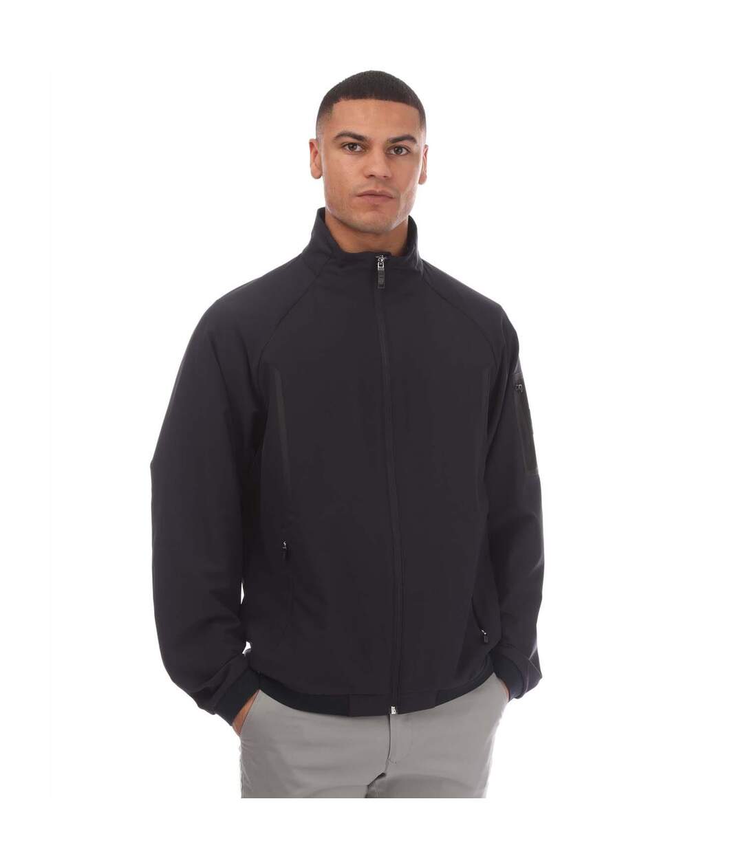 Veste De Survêtement Sport Homme Bleu Foncé Boss-2