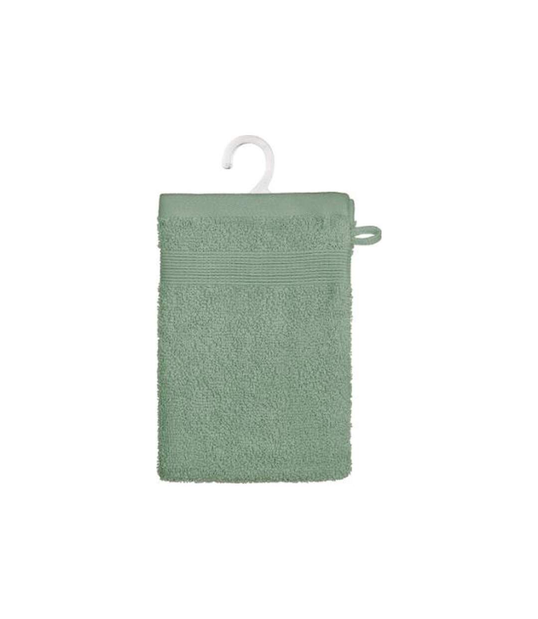 Lot de 2 Gants de Toilette Confort 15x21cm Celadon-2