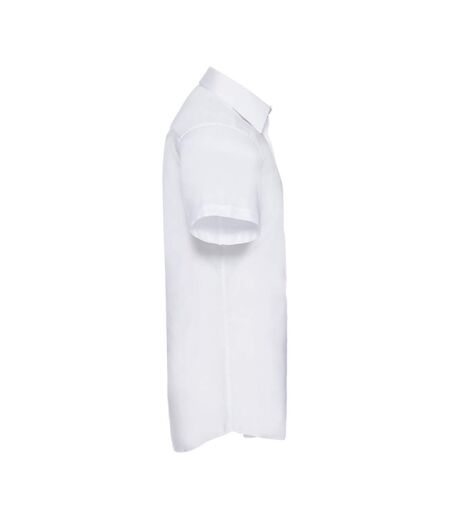 Chemise Manches Courtes Homme Blanc Russell Collection