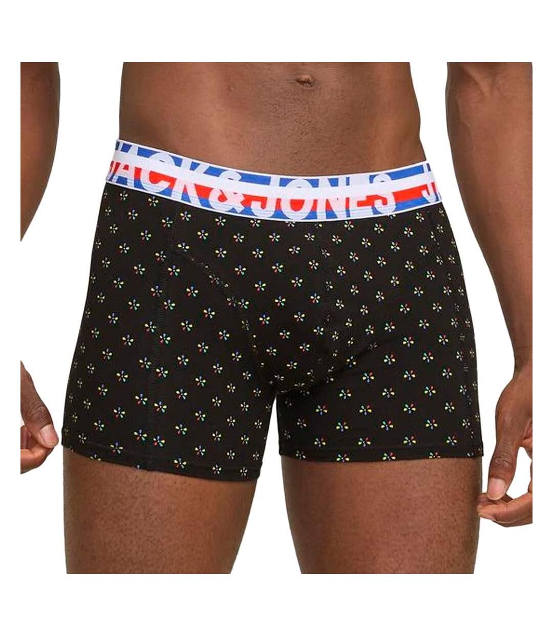 X3 Boxers Noir/Marine Homme Jack & Jones Trunks 3 - L-2