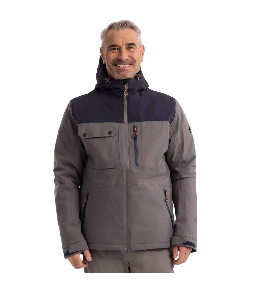 Doudoune matelassée eastwell homme gris orage Trespass-4