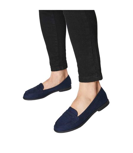 Mocassins Lara Femme Bleu Marine Dorothy Perkins