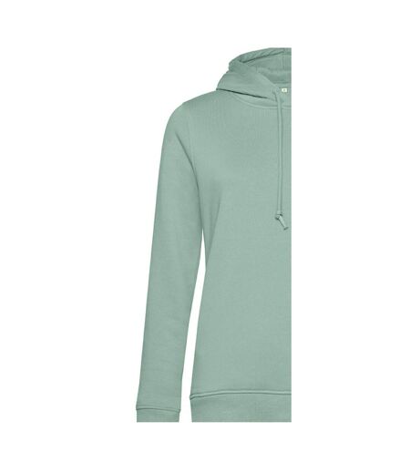 Sweat À Capuche Inspire Femme Vert De Gris B&C
