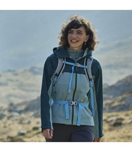 Ladies Lightweight Waterproof Hooded Hiking Rain with Zip Shell Jacket Coat